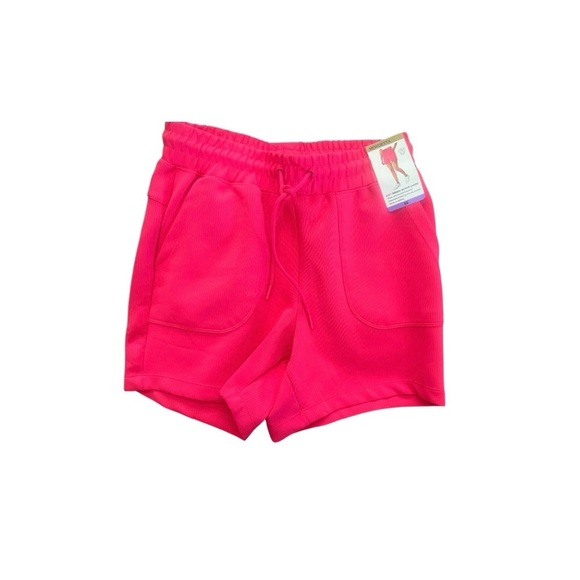 Mondetta Soft Ribbed Active Shorts - hot Pink, XS lightweight summer - Picture 1 of 3